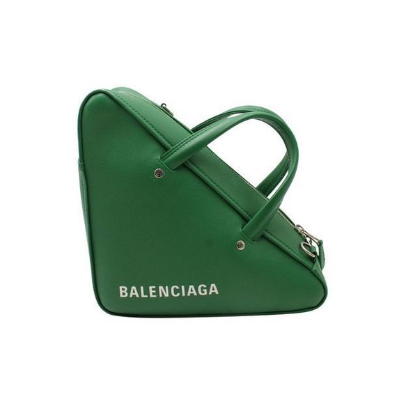 Balenciaga Handbags - BALENCIAGA Triangle Duffle S Bag in Green Calfskin Leather